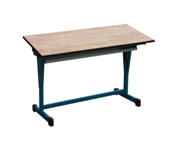 Bàn HS 2 chổ điều chỉnh độ cao - GG (120x50)cm