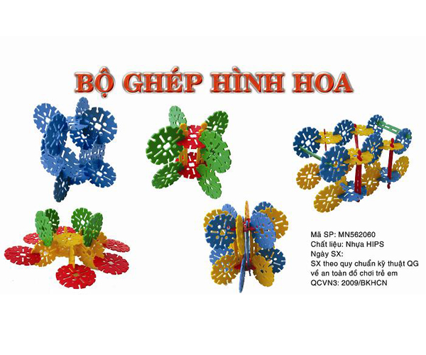 Bộ ghép hình hoa