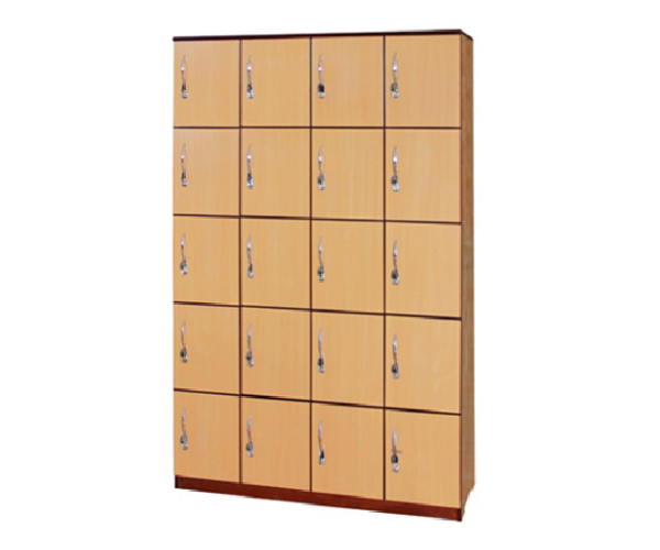 Tủ HS 20 ngăn có khóa (1,2x0,4x1,8)m- gỗ ghép toán bộ