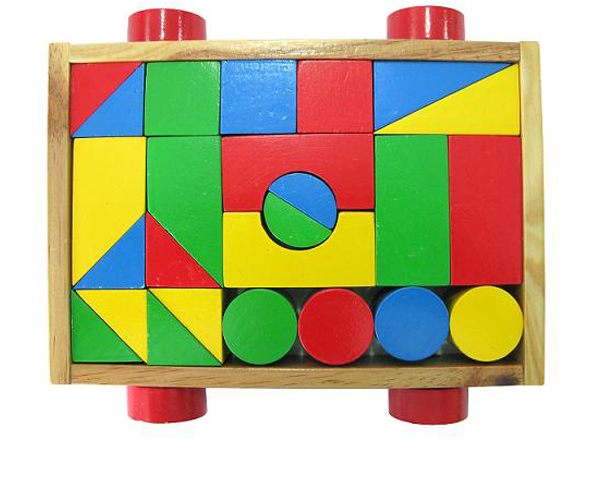 Bộ xếp hình trên xe 25 chi tiết