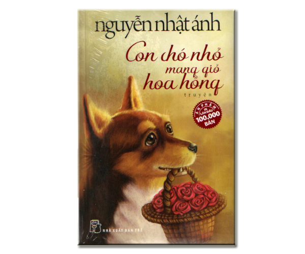 Con chó mang giỏ hoa hồng -Truyện