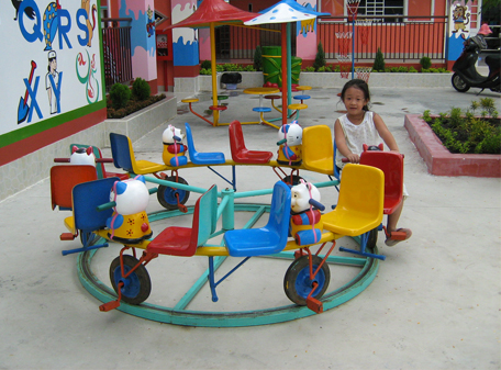 Đu quay chạy trên đường ray