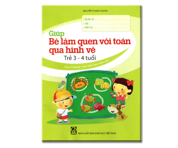 Giúp bé làm quen với Toán qua hình vẽ (Trẻ 3-4 tuổi)