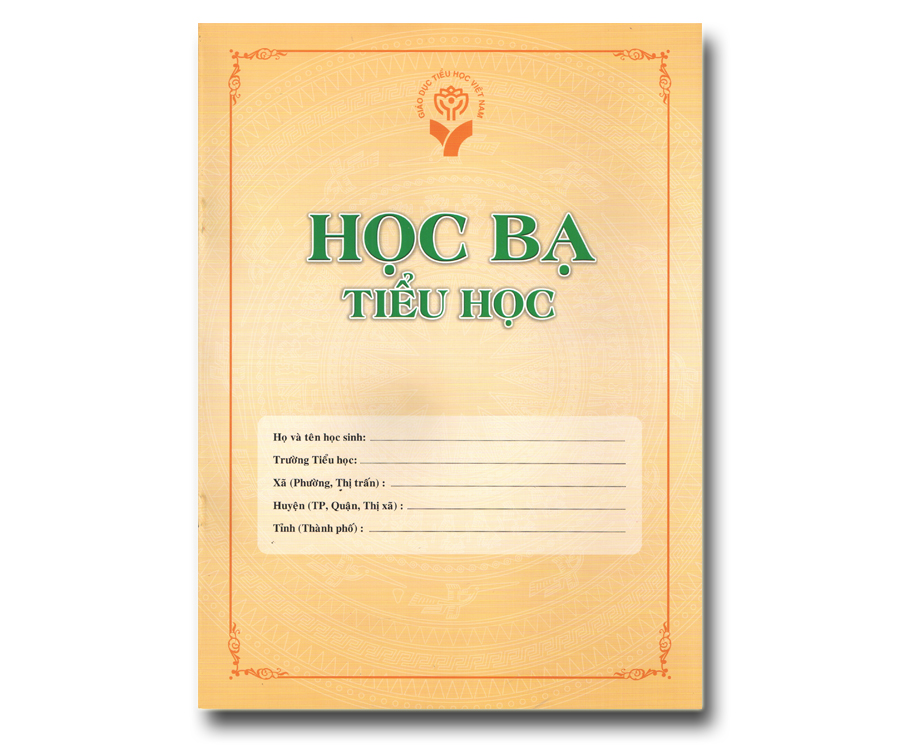 Học bạ Tiểu Học - Thông tư số 30/2014/TT-BGDĐT