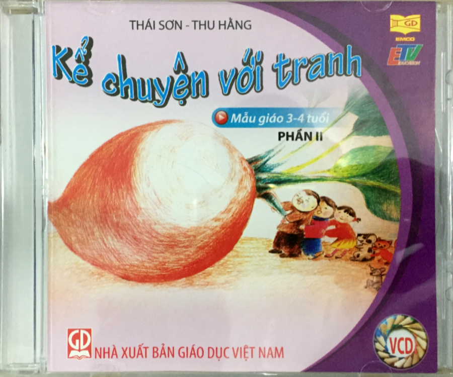 Đĩa Audio CD - Kể Truyện Với Tranh - Mẫu Giáo 3-4 tuổi (Phần 2)