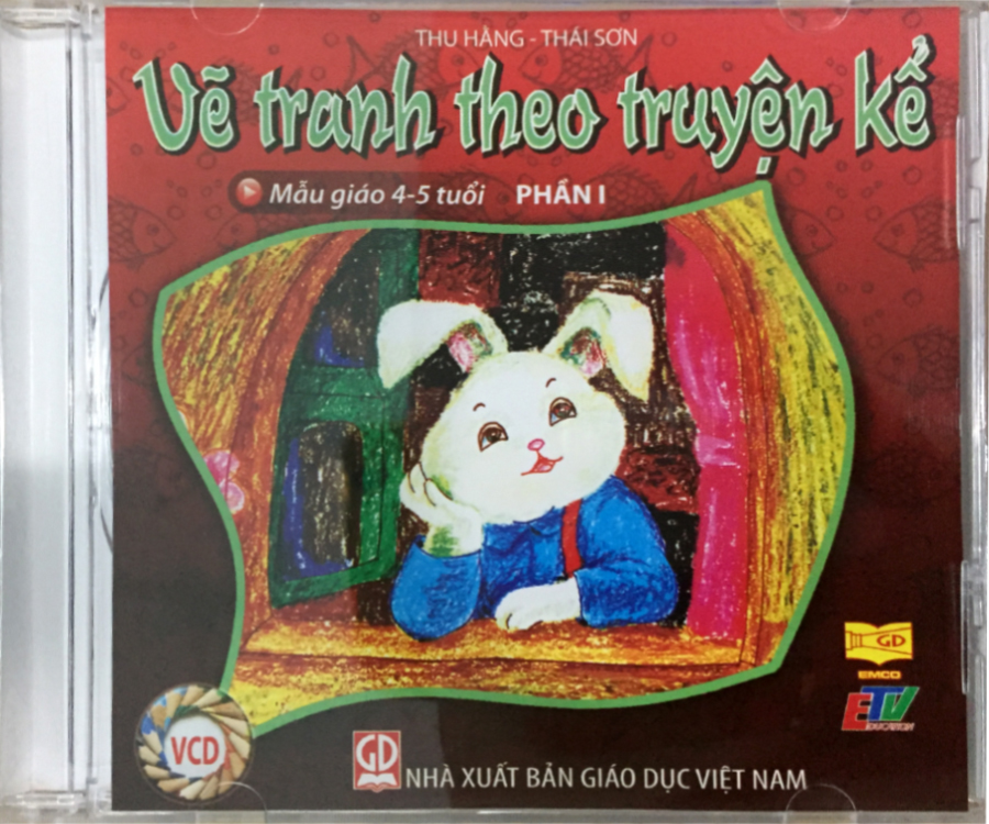 Đĩa Audio CD - Vẽ Tranh Theo Truyện Kể - Mẫu Giáo 4-5 tuổi (Phần 1)