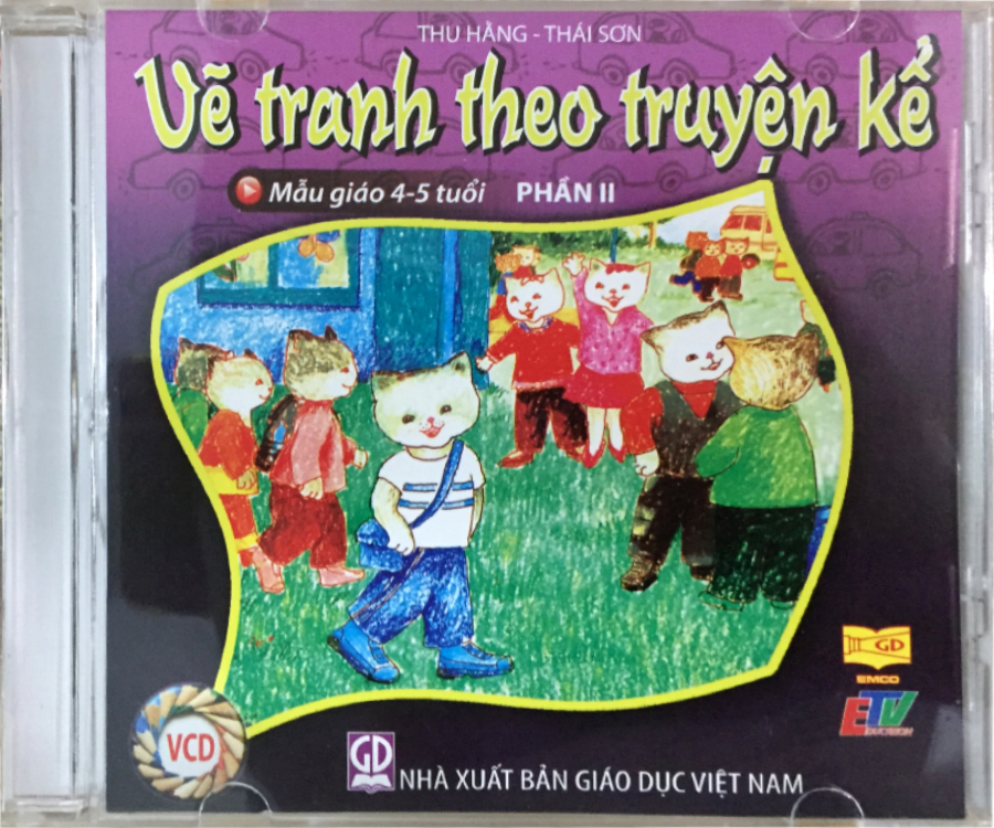 Đĩa Audio CD - Vẽ Tranh Theo Truyện Kể - Mẫu Giáo 4-5 tuổi (Phần 2)