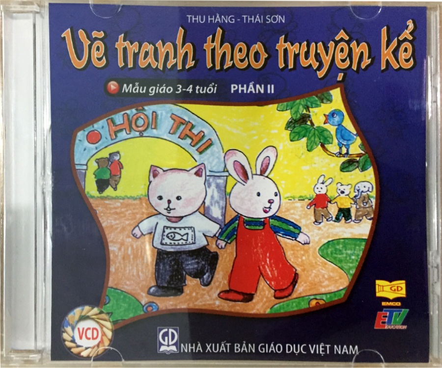 Đĩa Audio CD - Vẽ Tranh Theo Truyện Kể - Mẫu Giáo 3-4 tuổi (Phần 2)