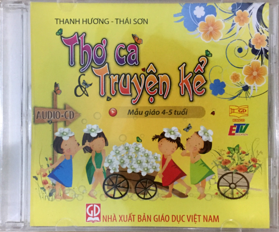 Đĩa Audio CD Thơ ca và truyện kể  - Mẫu giáo 4-5 tuổi