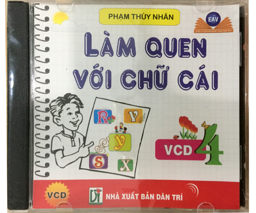 Đĩa Audio CD - Làm Quen Với Chữ Cái - VCD 4