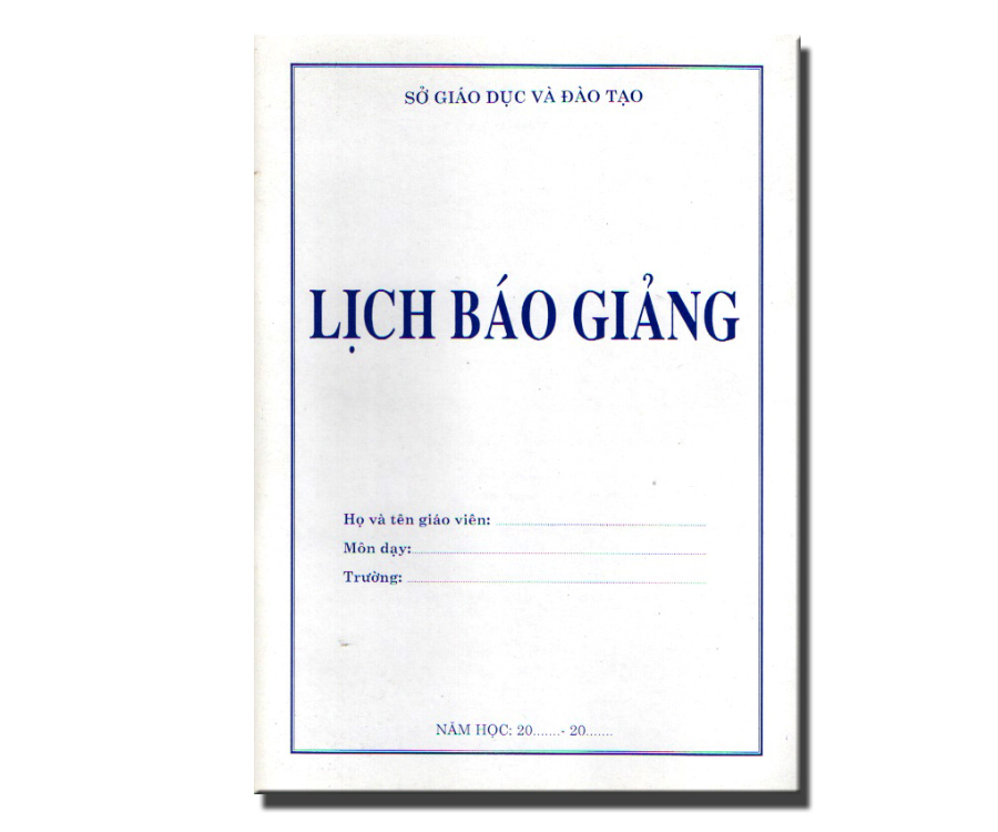 Lịch báo giảng