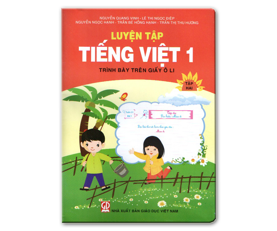 Luyện tập Tiếng Việt 1/2 - trình bày trên giấy ô li