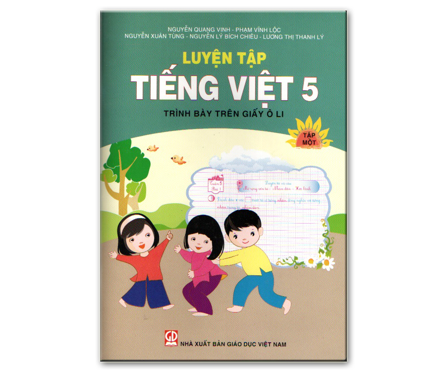 Luyện tập Tiếng Việt 5/1 - trình bày trên giấy ô li
