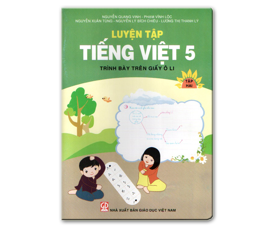 Luyện tập Tiếng Việt 5/2 - trình bày trên giấy ô li