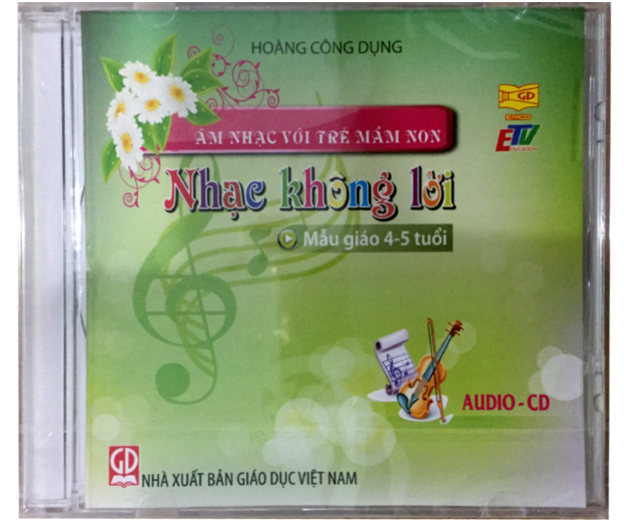 Đĩa Audio CD Nhạc không lời - Mẫu giáo 4-5 tuổi