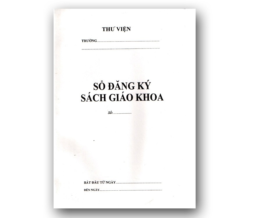 Sổ đăng ký sách giáo khoa