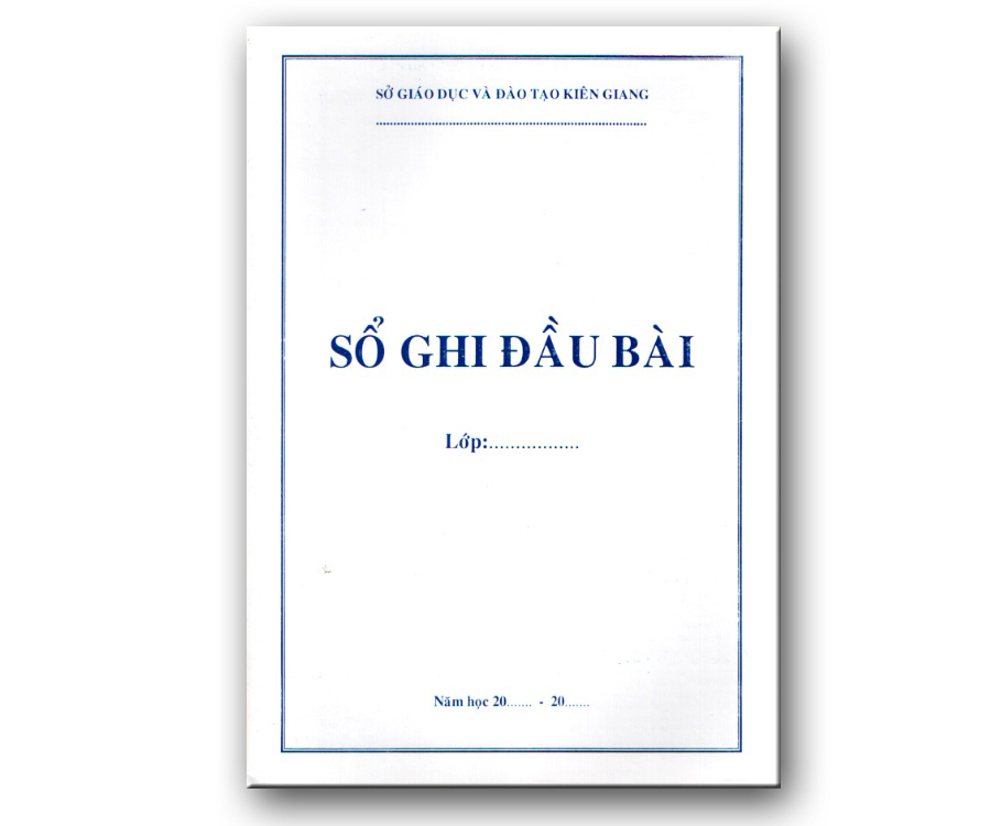 Sổ ghi đầu bài
