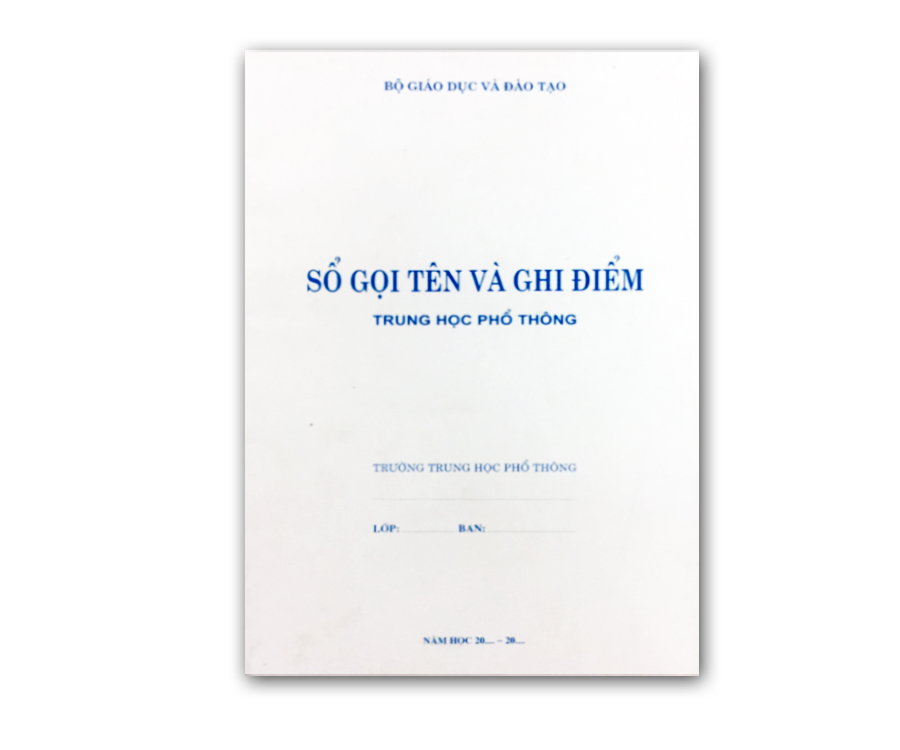 Sổ gọi tên và ghi điểm THPT