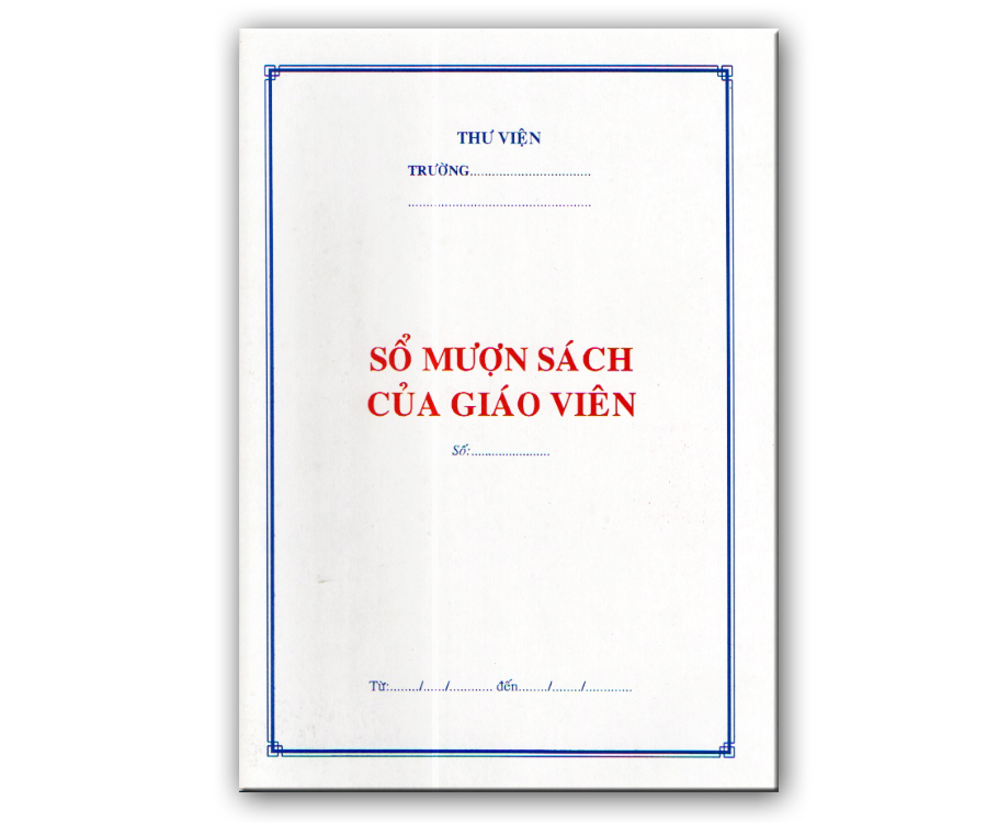 Sổ mượn sách của Giáo Viên