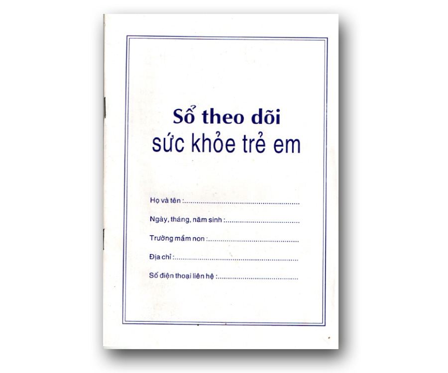Sổ theo dõi sức khoẻ trẻ em