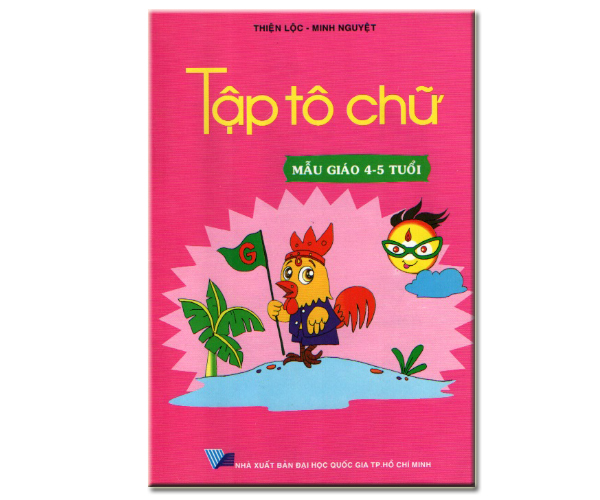 Tập tô chữ Mẫu Giáo 4-5 tuổi