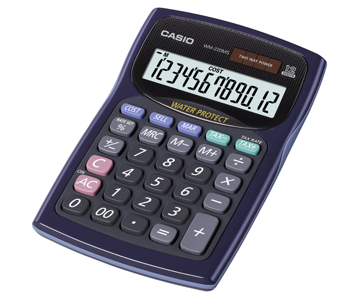 Máy tính Casio WM220MS-BU