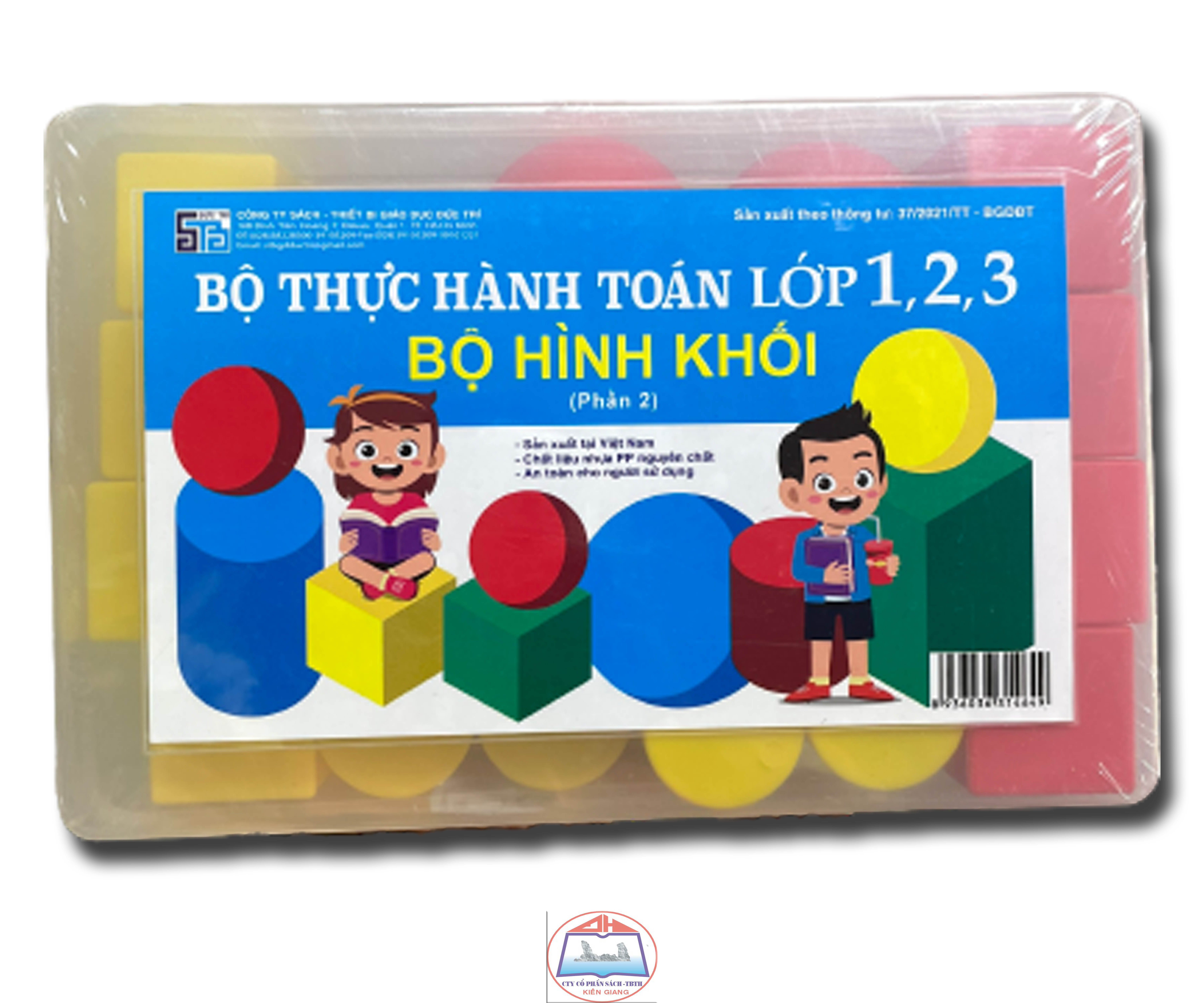 BỘ THỰC HÀNH TOÁN LỚP 1, 2, 3 - BỘ HÌNH KHỐI