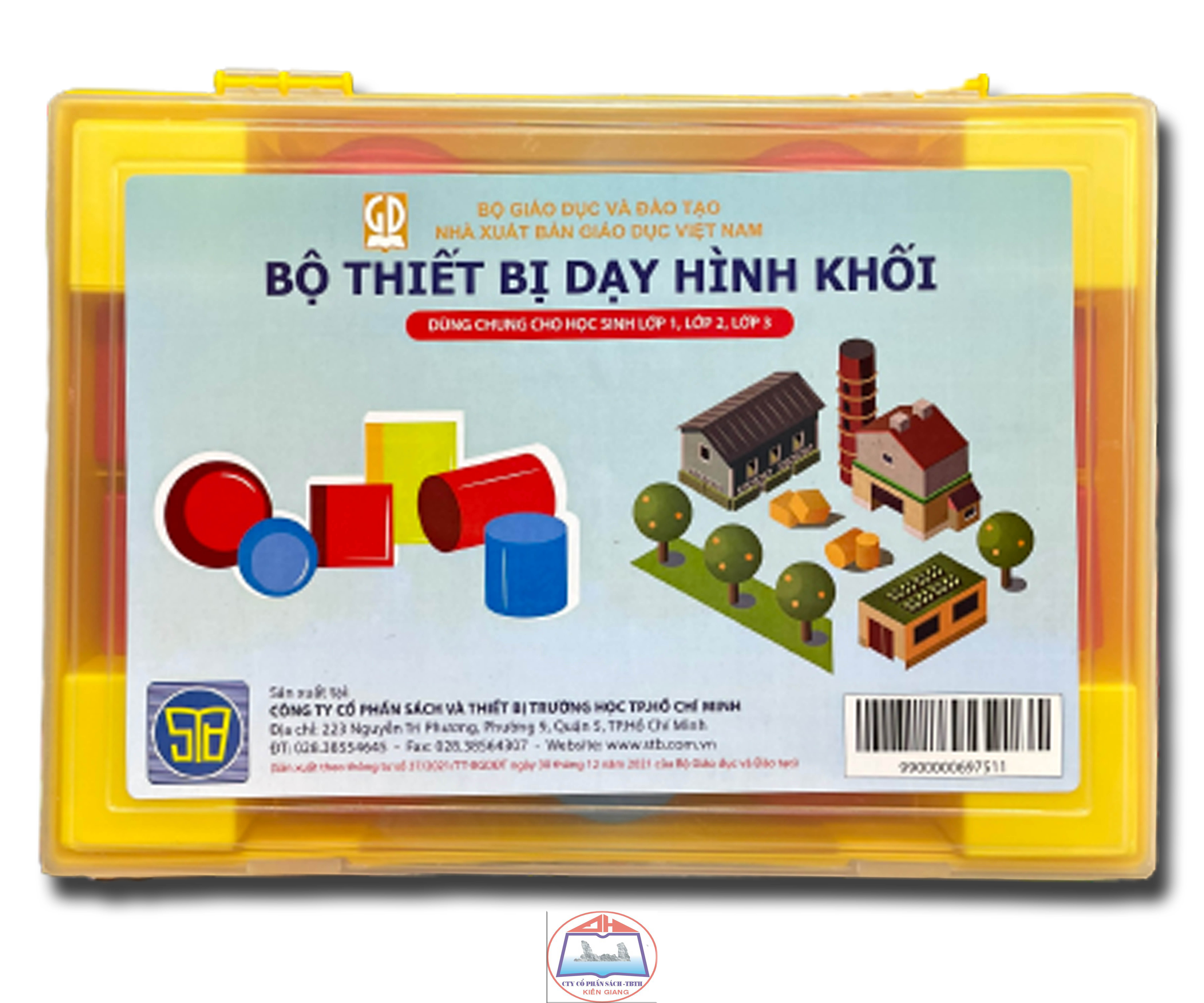 BỘ THIẾT BỊ DẠY HÌNH KHỐI - DÙNG CHUNG CHO LỚP 1, 2, 3